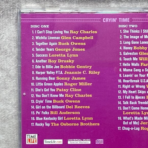 Time Life 60s Country 34 Original Hits 2-CD Set 2018 - Picture 6 of 7